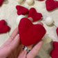 "Heartfelt" Felt Heart Garland